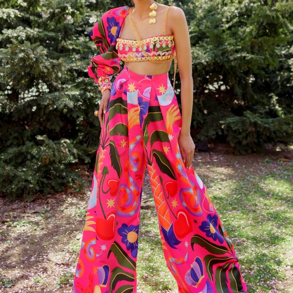 Pink wide Leg Jumpsuit by papa don’t preach